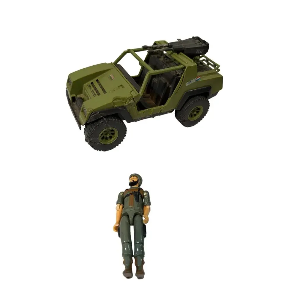 Vintage 1982 Hasbro GI Joe Vamp Jeep Attack Vehicle SEE PHOTOS ARAH